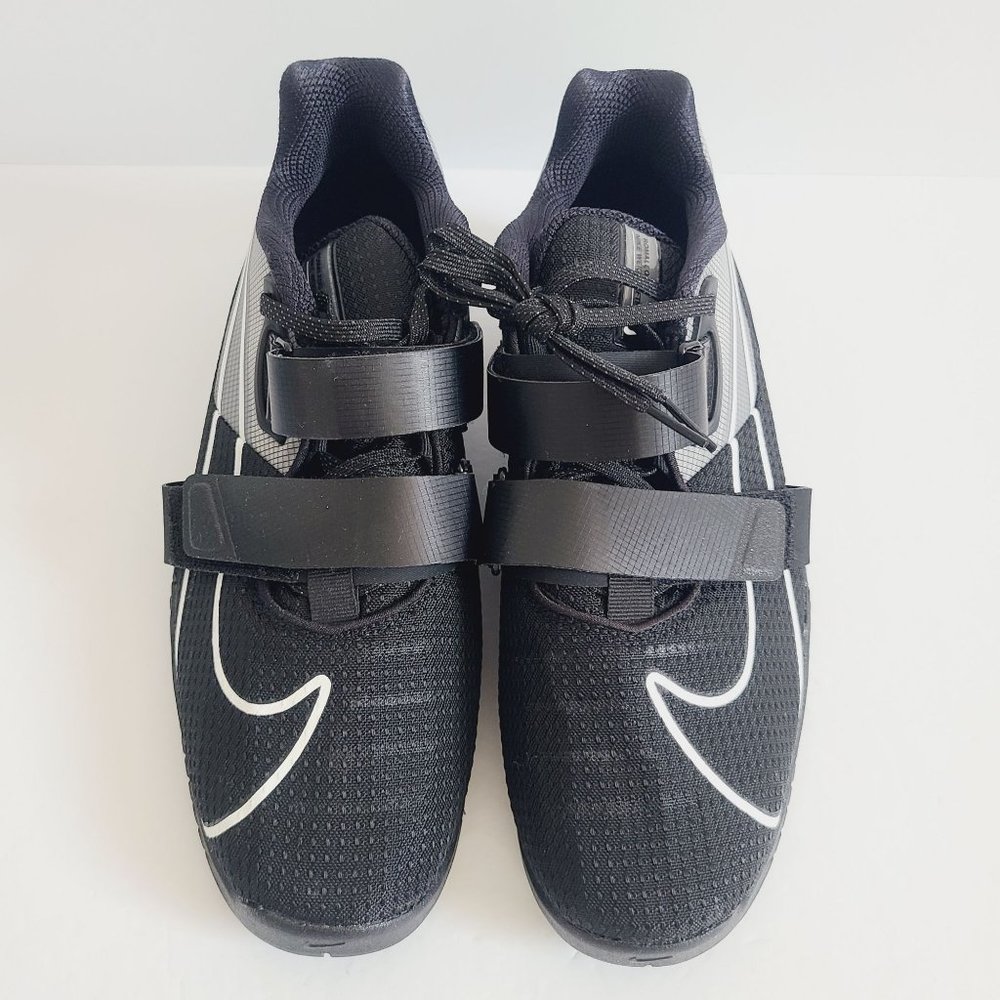 NEW Nike Romaleos 4 Weightlifting Training Shoes CD3463-010 Size 12.5 Black - Picture 2 of 7